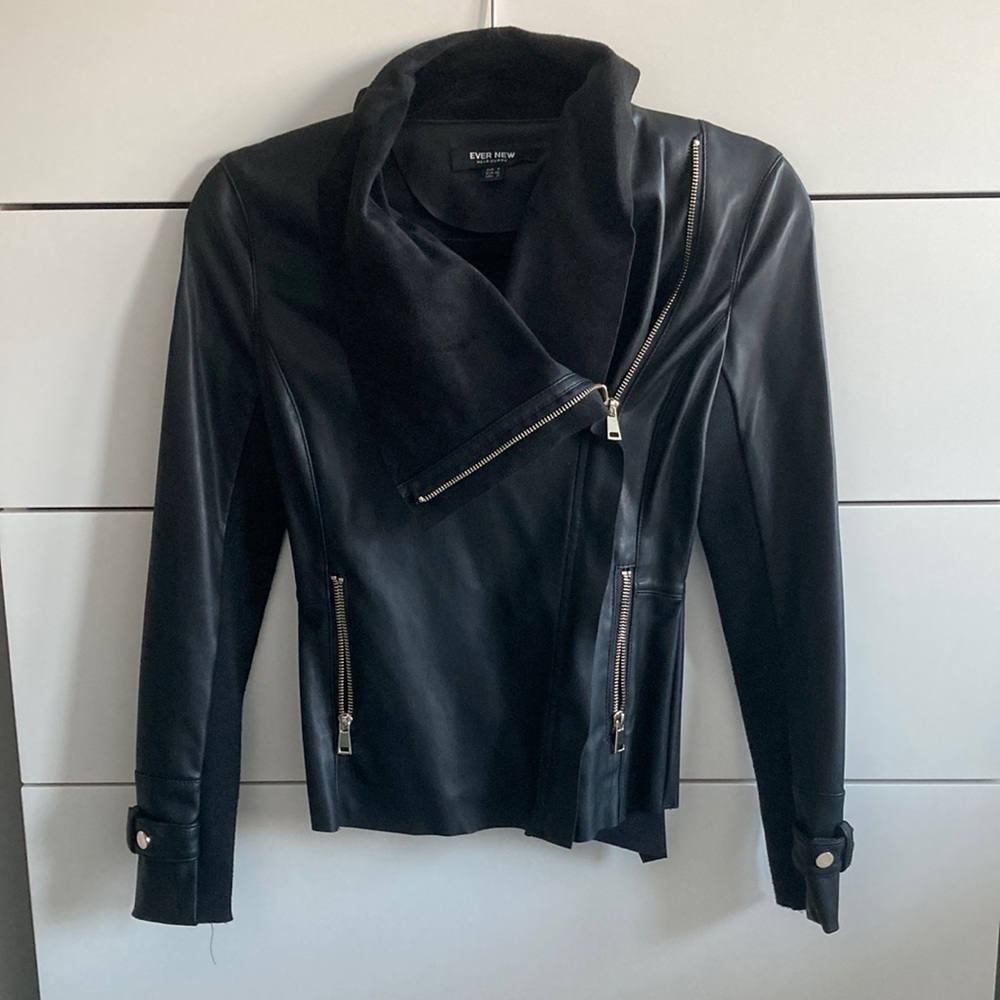 Ever New faux leather jacket